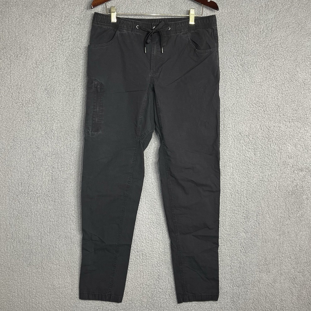 Bylt Pants Mens XL Black Weekender Ripstop Canvas Cargo Utility Outdoors Travel